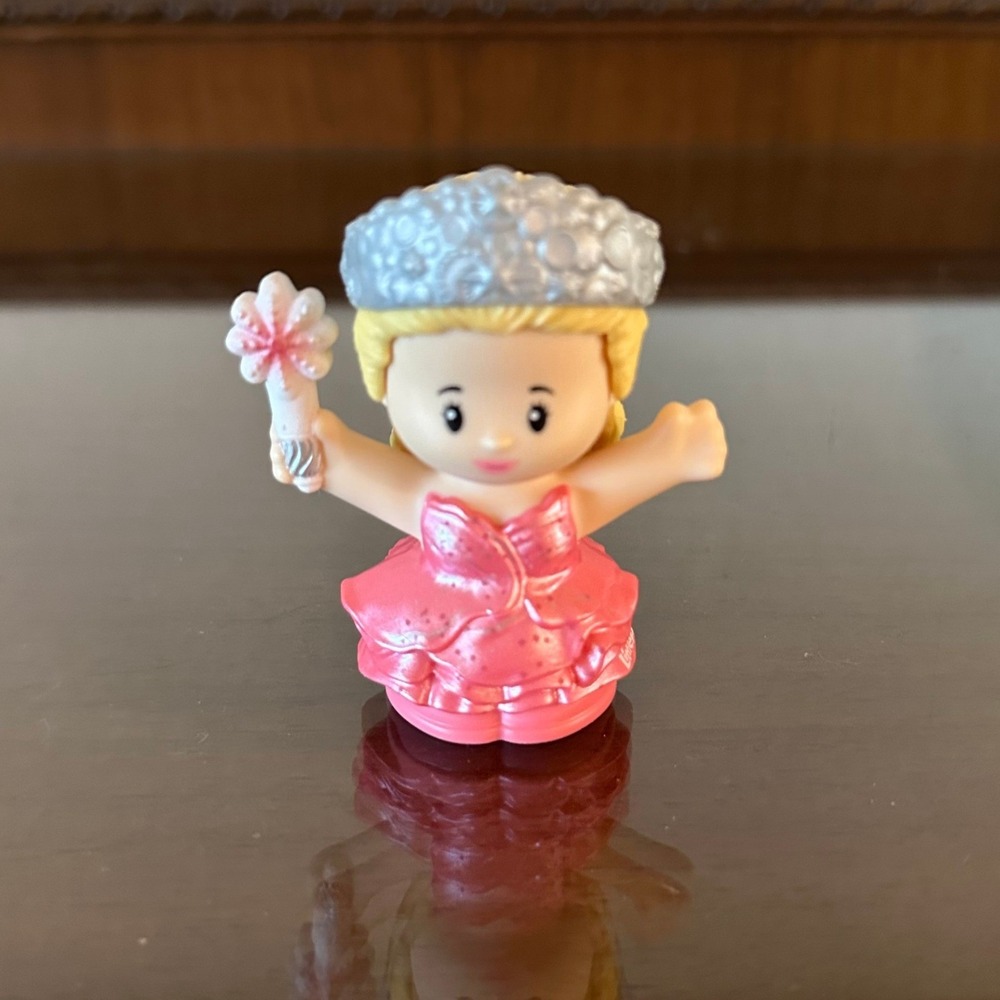 Fisher Price Little People Collector Wizard of Oz Glinda Good Witch Figure Pink